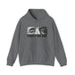 Graphic Print Hooded Sweatshirt - POD0039 - 3XL, Graphite Heather image