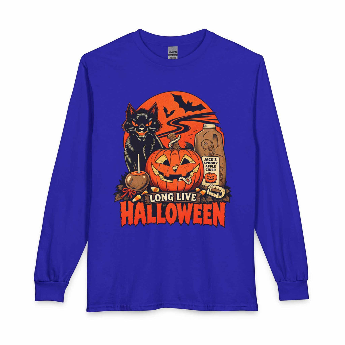 Midnight Cat Long Sleeve T-Shirt image 8