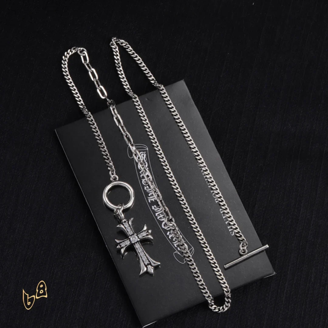 CH Cross Pendant Necklace - CH0040 image 2