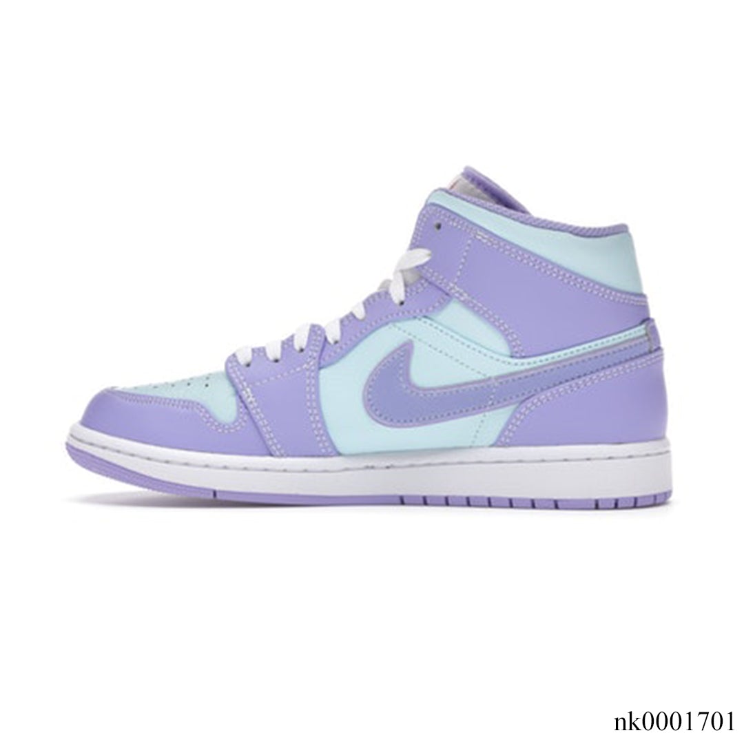 AJ 1 Mid Purple Aqua Shoes Sneakers - nk0001701 image 1