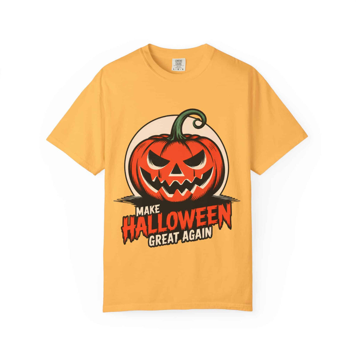 Make Halloween Great Again Unisex Garment-Dyed T-shirt image