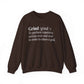 Grind Definition Crewneck Sweatshirt image