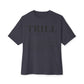 Trill Definition Unisex Oversized Boxy Tee - Dark Grey, L image