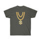 Necklace Dollar Men T-Shirt - Charcoal, L image