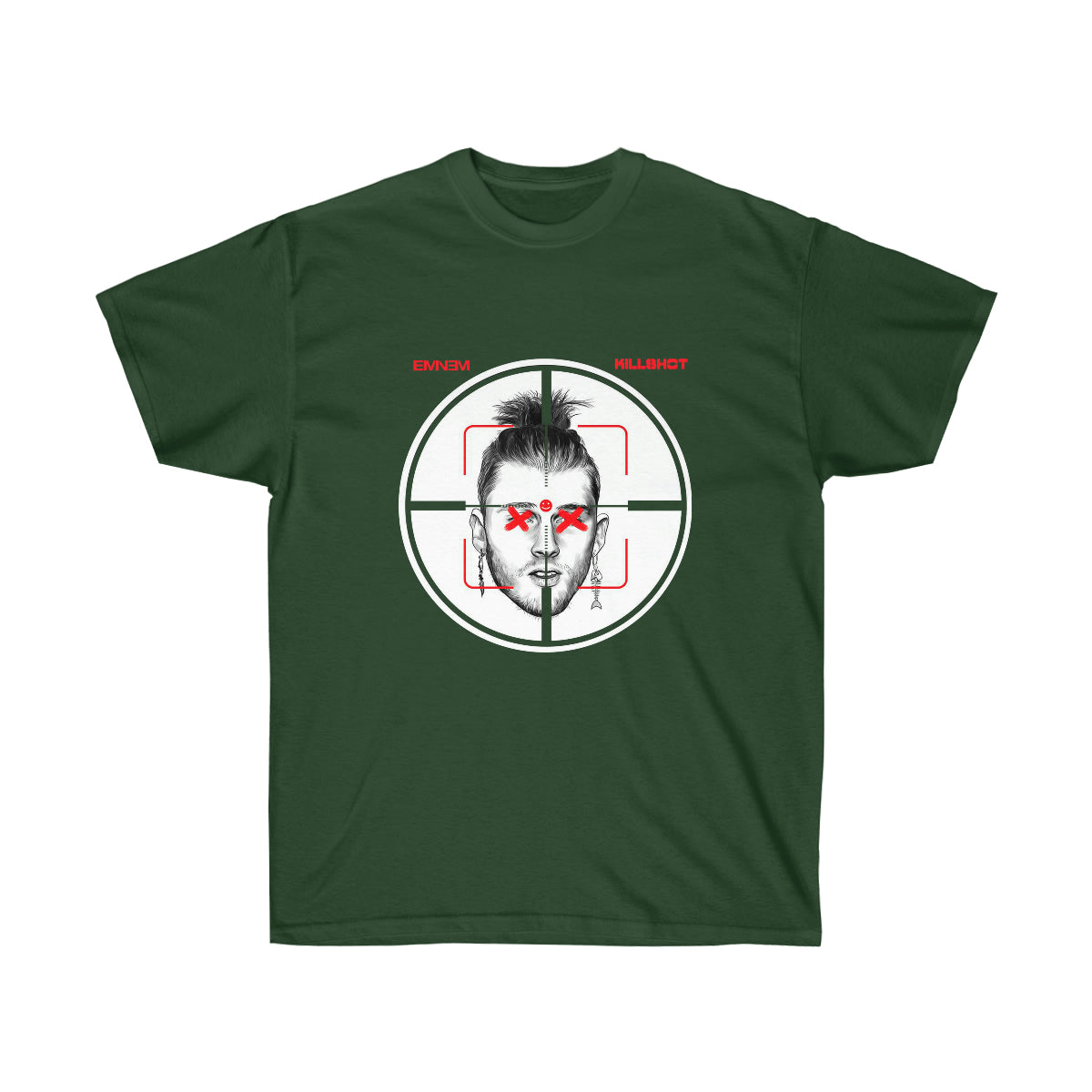 Rap K#llShot Men T-Shirt - Forest Green, XL image