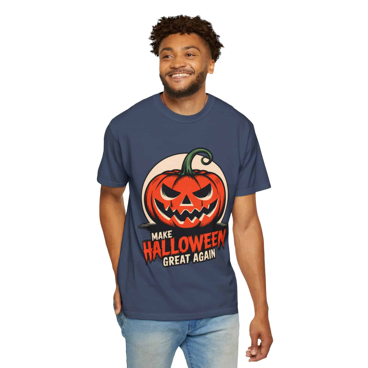 Make Halloween Great Again Unisex Garment-Dyed T-shirt image 112