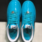 A Bathing Ape Bape Sta #1 Turquoise Blue Black Patent Leather Shoes Sneakers - nk0005515 image 7