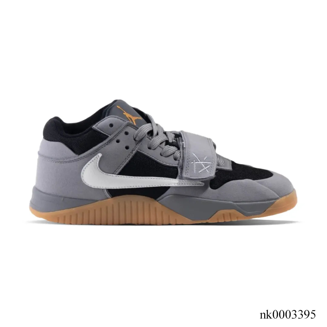Travis Scott x Jumpman Jack Grey Black Gum Shoes Sneakers – nk0003395 image 1