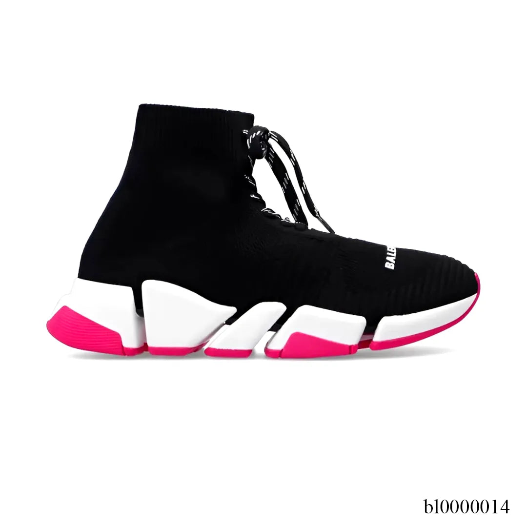 BLCG Speed 2.0 Lace-Up Black Pink Shoes Sneakers - bl0000014 image 0