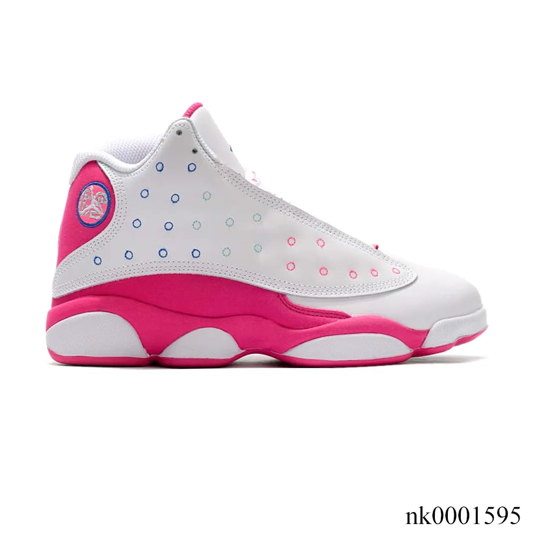 AJ 13 White Pink Blue Shoes Sneakers - nk0001595 image