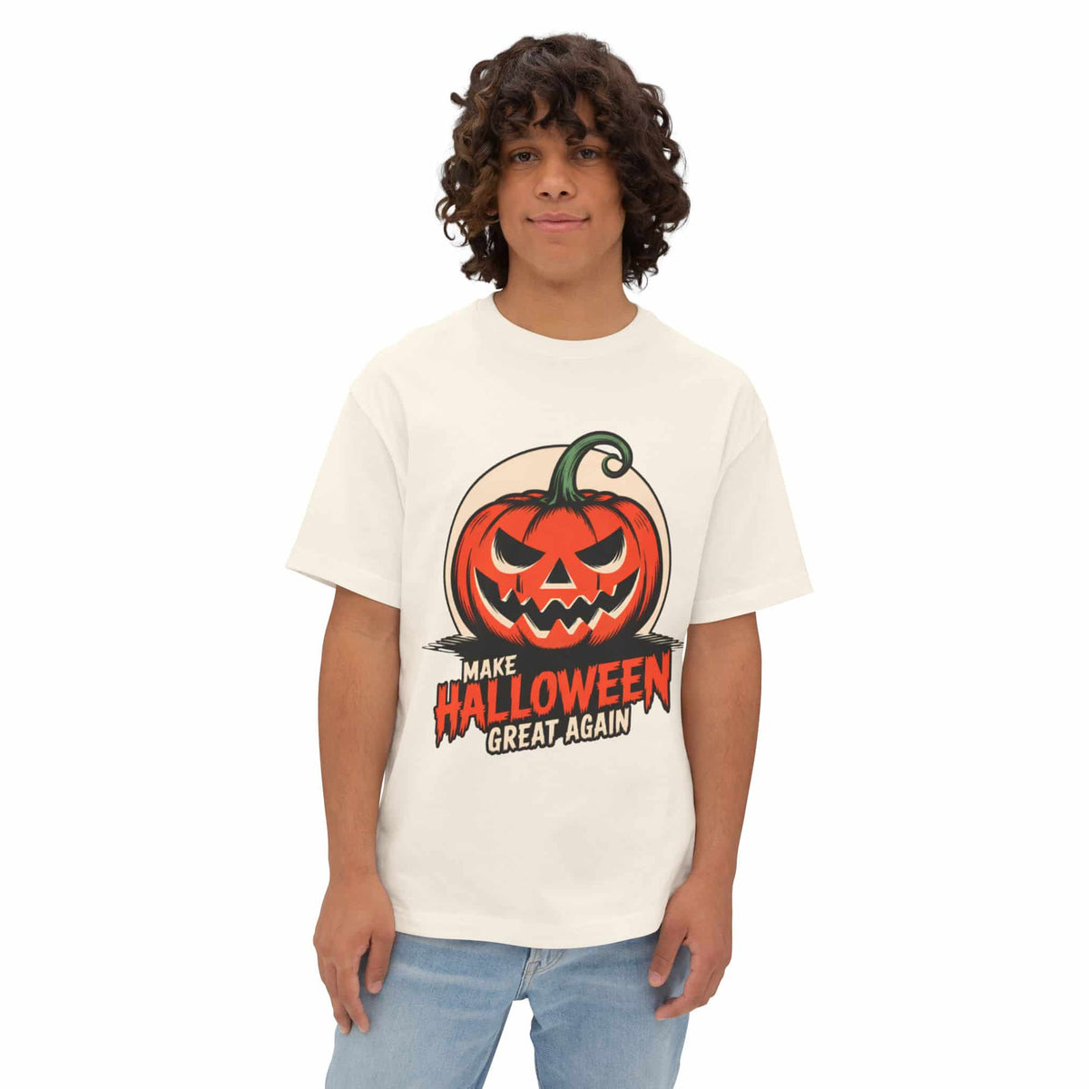 Make Halloween Great Again Unisex Oversized Boxy Tee image 23