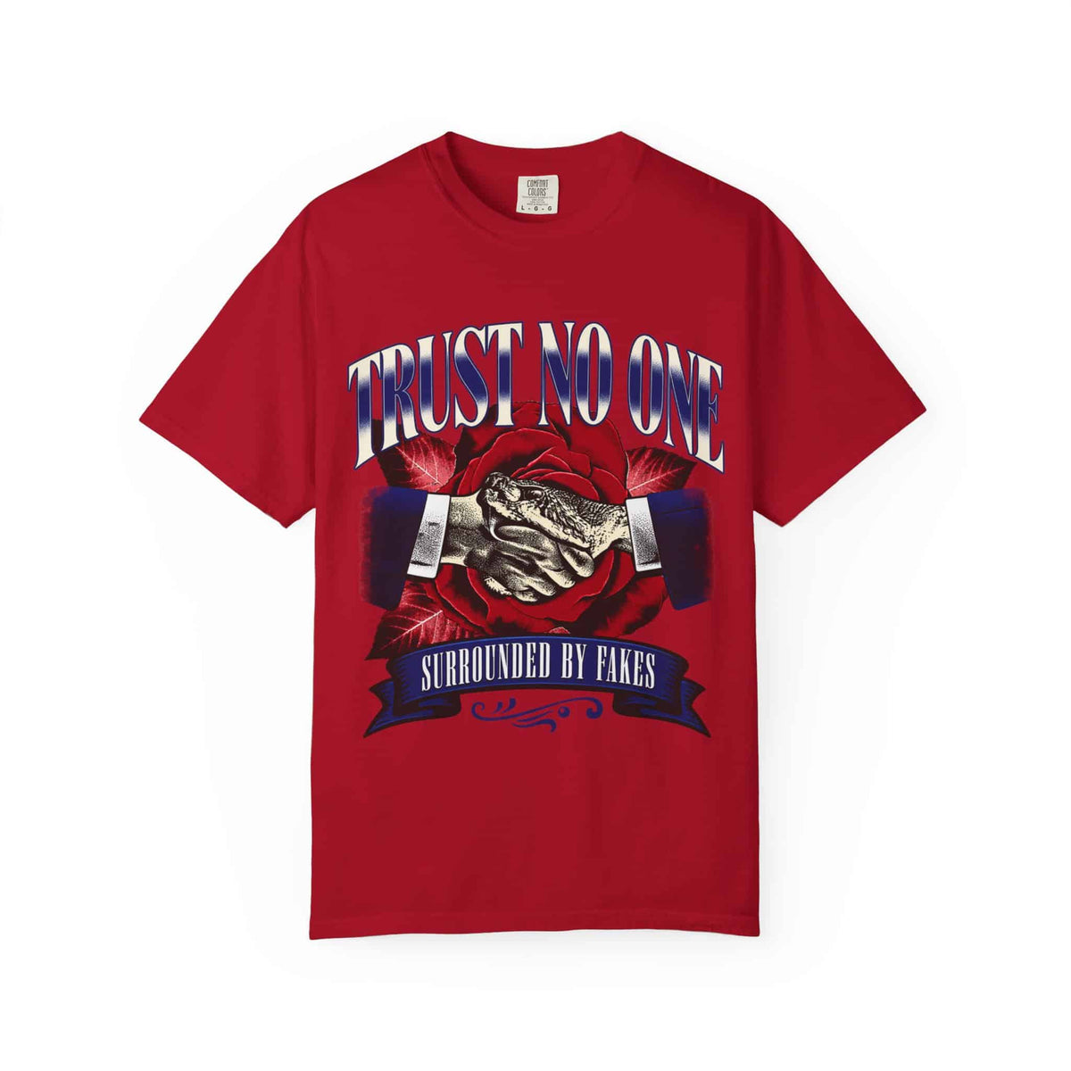 Graphic Print  Unisex Garment-Dyed T-shirt - POD0037 image