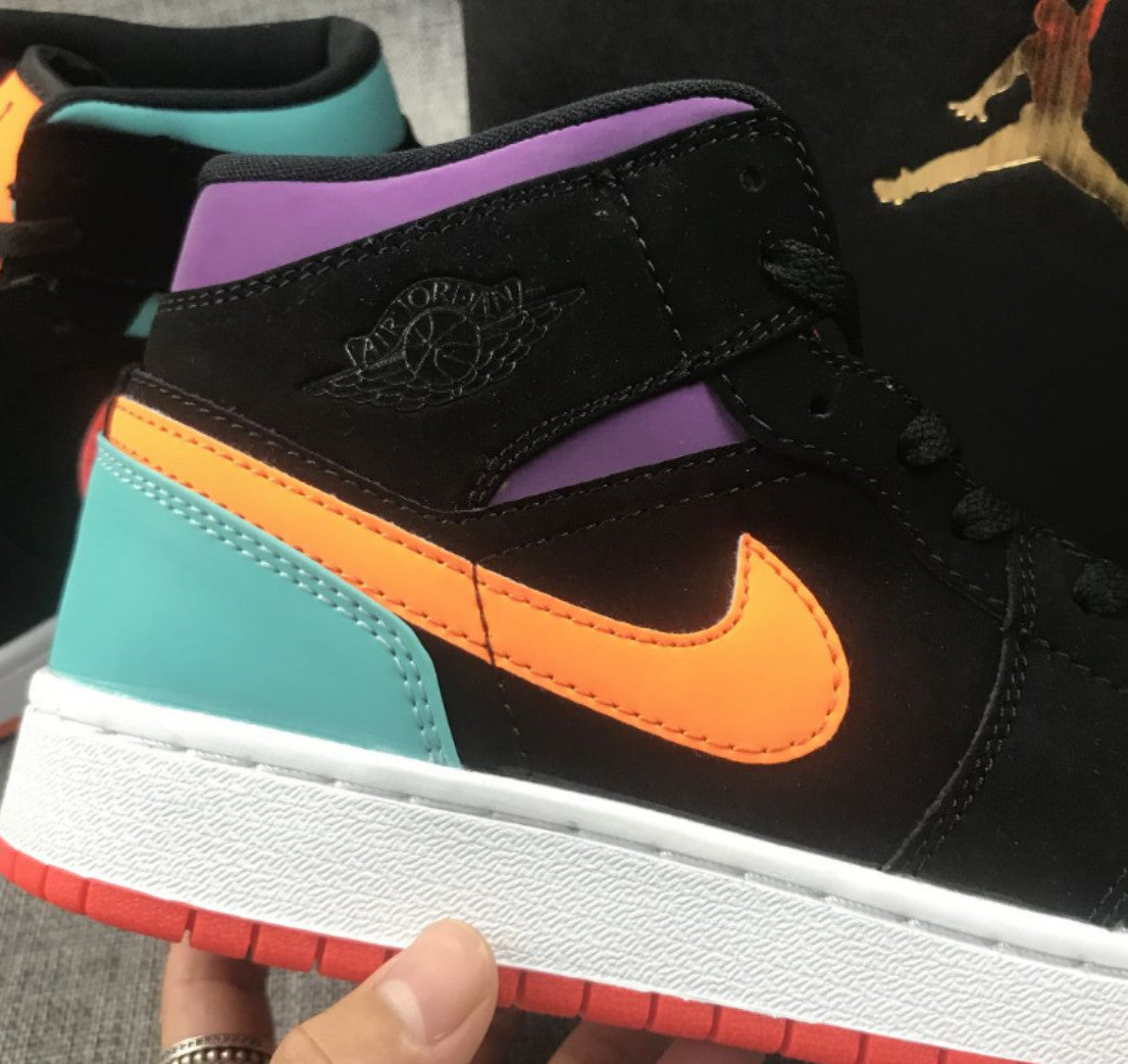 AJ 1 Mid What The Multi-Color Shoes Sneakers - nk0001747 image 7