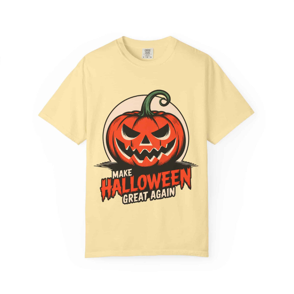 Make Halloween Great Again Unisex Garment-Dyed T-shirt image