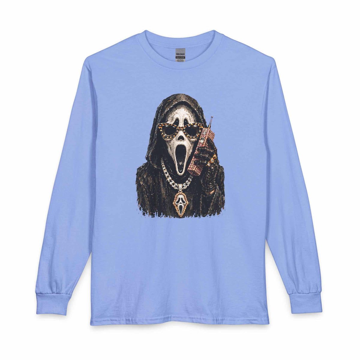 Halloween Ghostface Long Sleeve T-Shirt image 8
