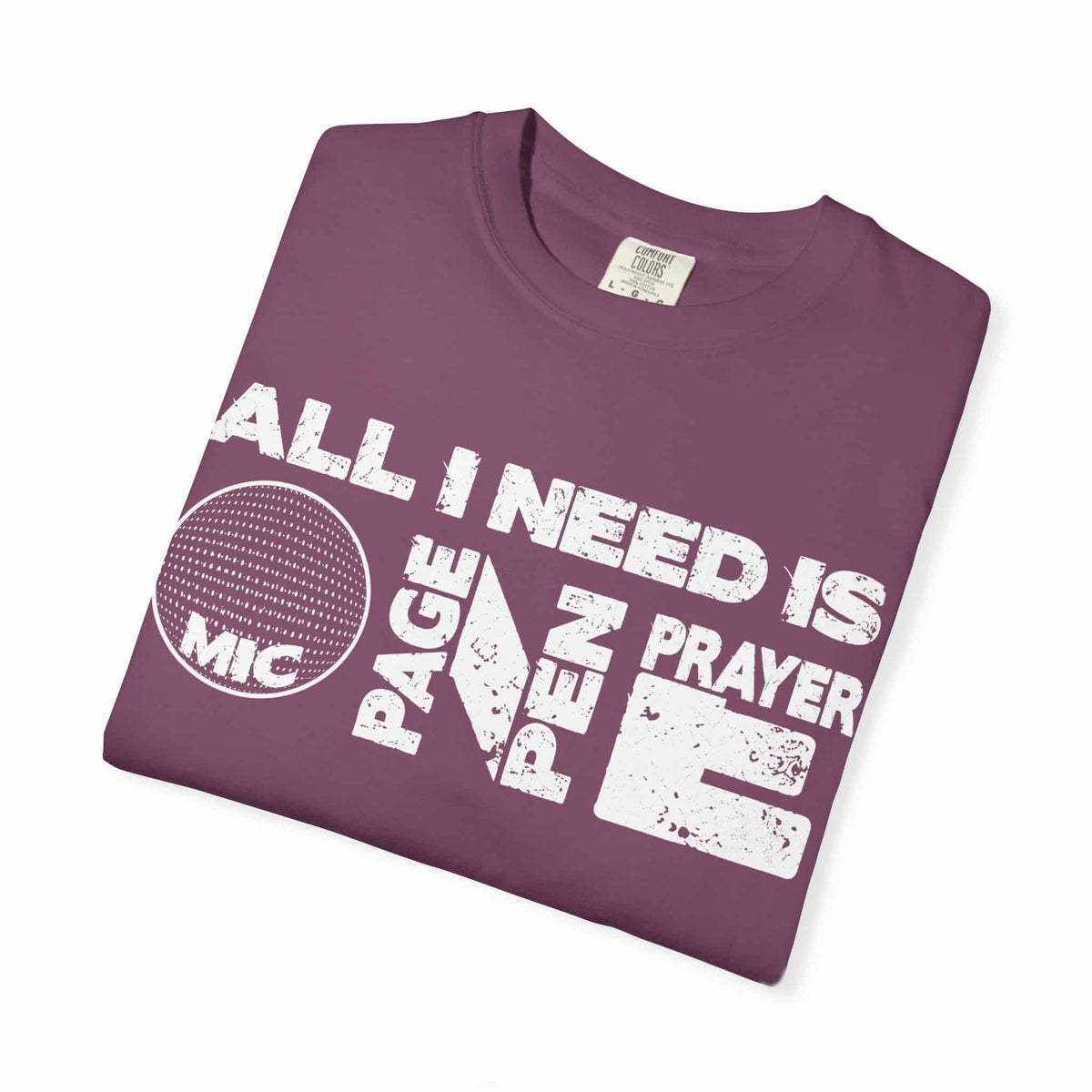 ALL_I_NEED_IS Unisex Garment-Dyed T-shirt image 58