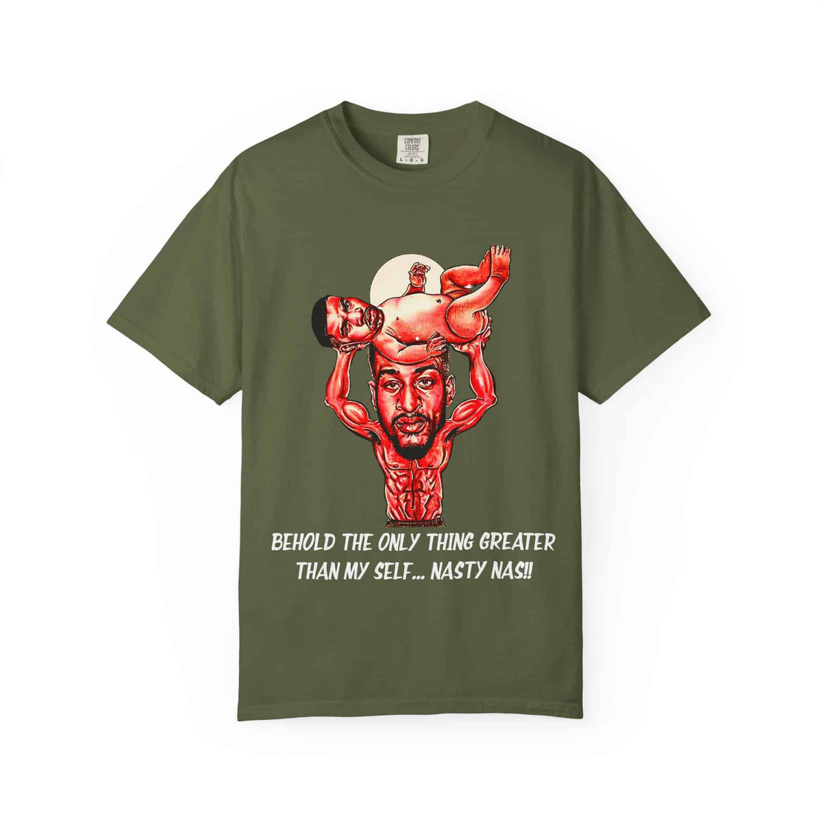 Nas The Last Word Unisex Garment-Dyed T-shirt image 16