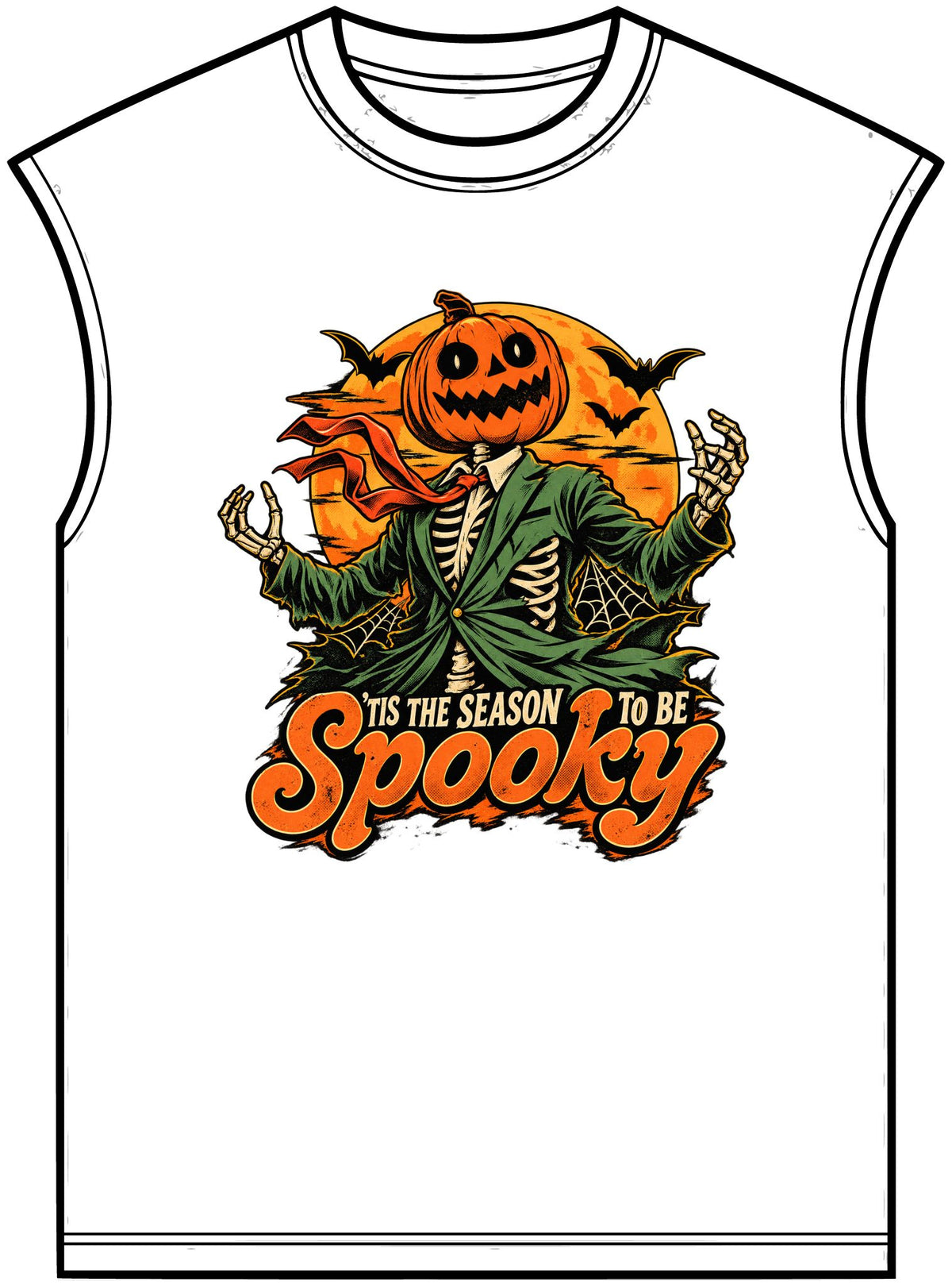 Spooky Season Unisex Garment-Dyed Muscle Tee image 4