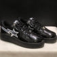 A Bathing Ape Bape Sta #2 Black White Shoes Sneakers - nk0005520 image 4