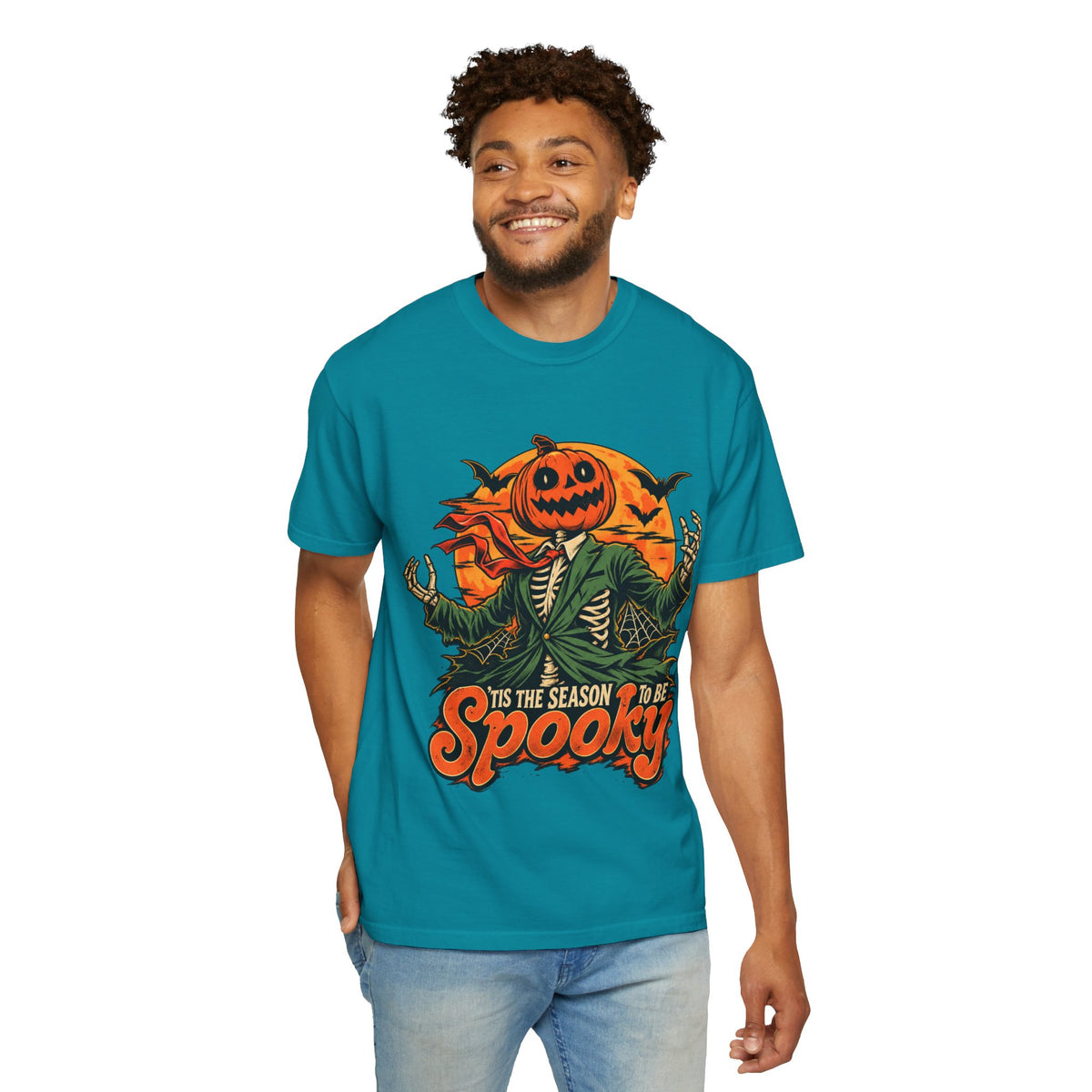 Spooky Season Unisex Garment-Dyed T-shirt image 108