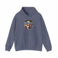 Diamond Drip Hooded Sweatshirt - S, Heather Navy image