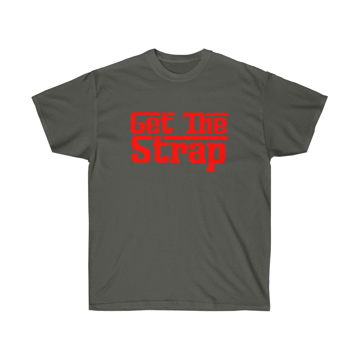 Get The Strap Men T-Shirt - Charcoal, XL image