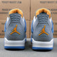 [Premium] AJ 4 LS Mist Blue Shoes Sneakers – nk0004712 image 6