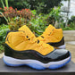 AJ 11 Black Yellow Shoes Sneakers - nk0004205 image 3