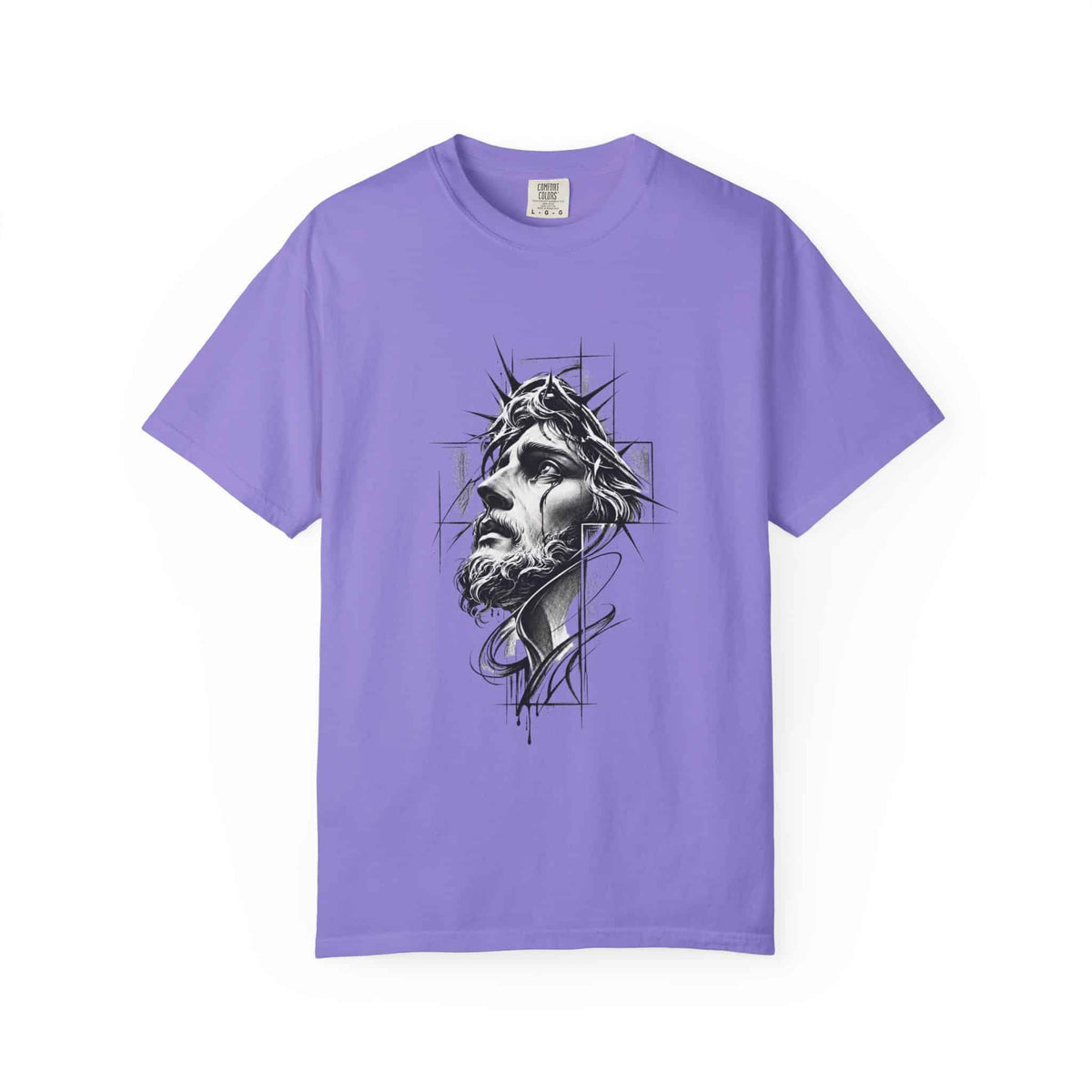 Crown of Faith 1 Unisex Garment-Dyed T-shirt image 47