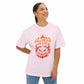 Halloween on Fire Unisex Oversized Boxy Tee image 9