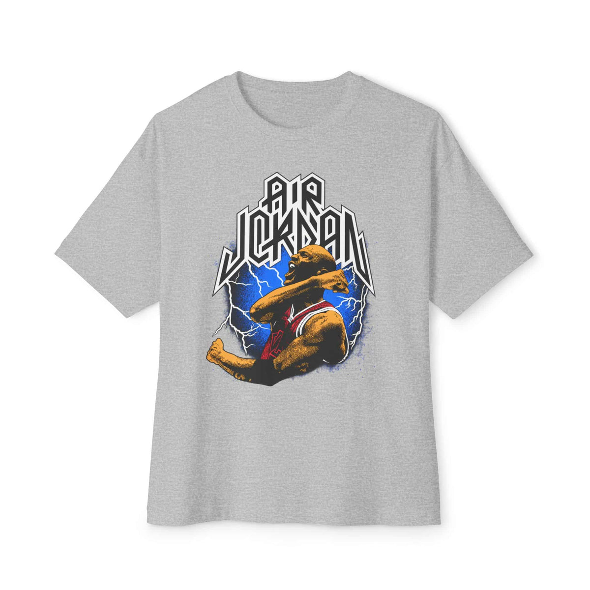 Airborne Legend Unisex Oversized Boxy Tee - Athletic Heather, L image