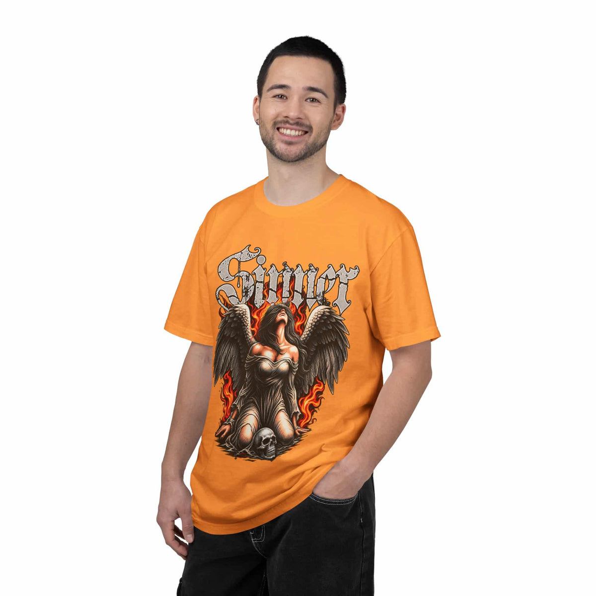 Sinner’s Flame Unisex Garment-Dyed T-shirt image 46