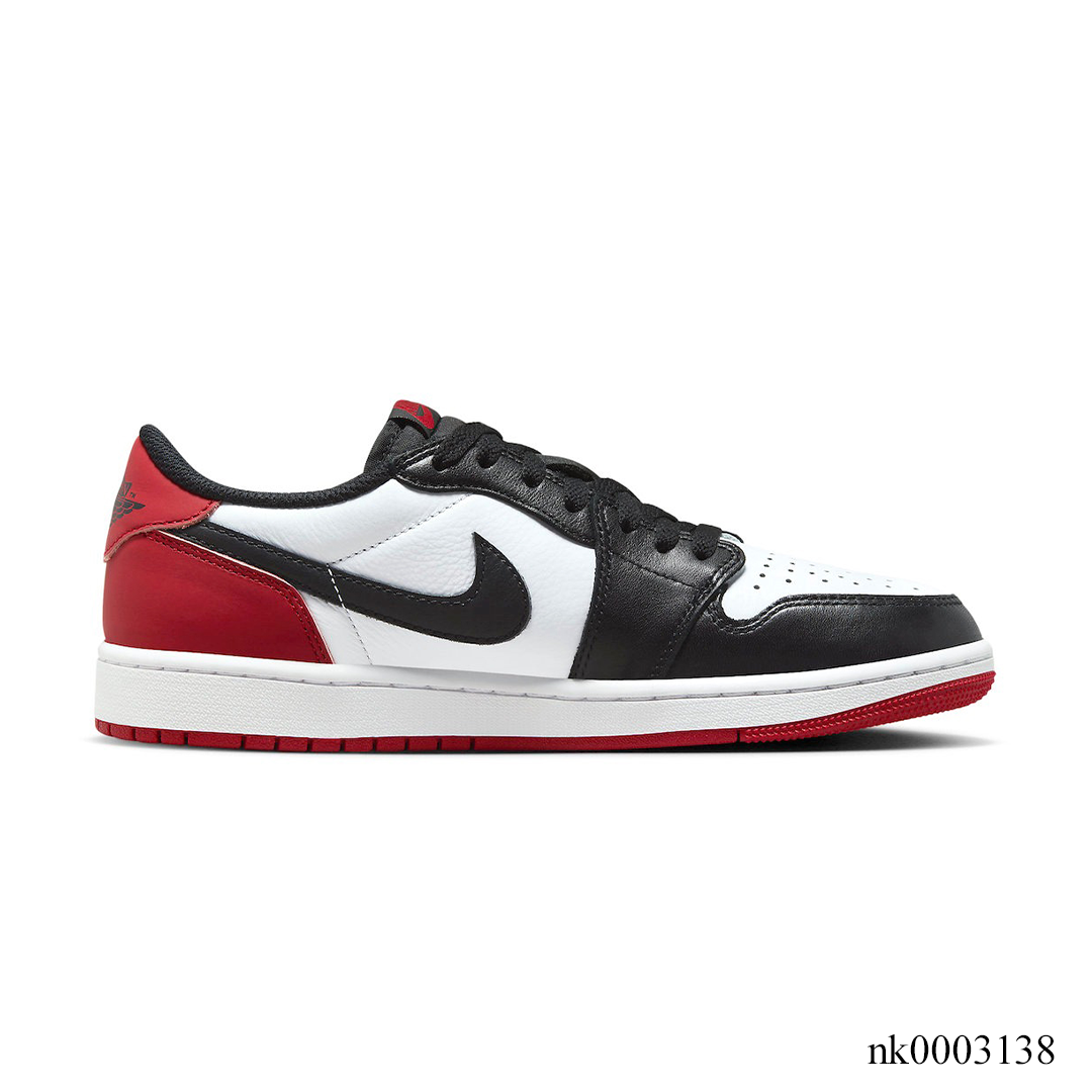 AJ 1 Low OG Black Toe Shoes Sneakers - nk0003138 image 1
