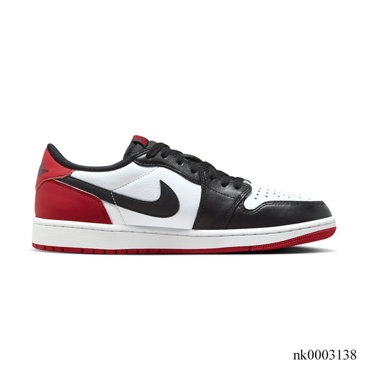 AJ 1 Low OG Black Toe Shoes Sneakers - nk0003138 image 1