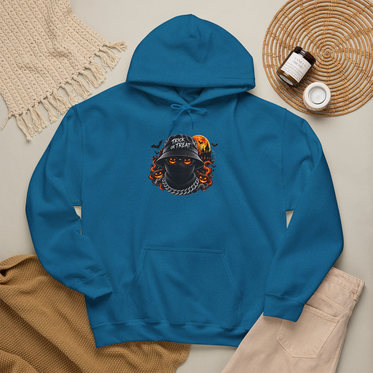Spooky Streetwear Masked Hooded Sweatshirt image 16
