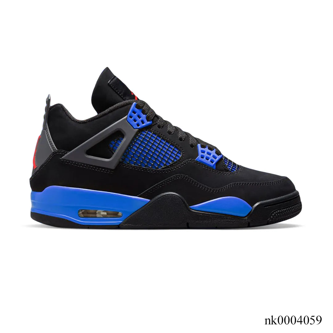 AJ 4 Retro Black Deep Royal Blue Shoes Sneakers - nk0004059 image