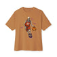 Halloween Basketball Unisex Oversized Boxy Tee - Toast, S image