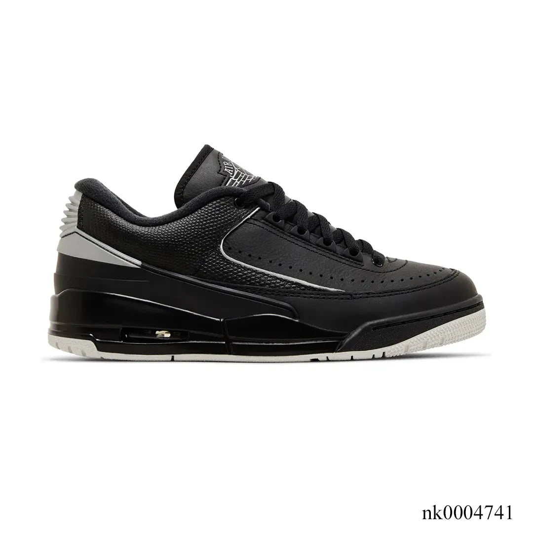 AJ 2/3 Black Metallic Silver Shoes Sneakers - nk0004741 image