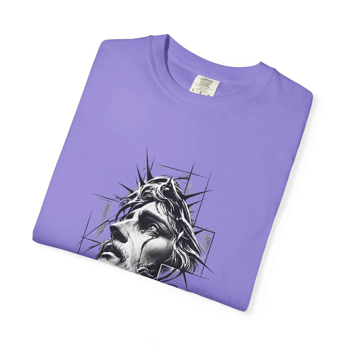 Crown of Faith 1 Unisex Garment-Dyed T-shirt image 49