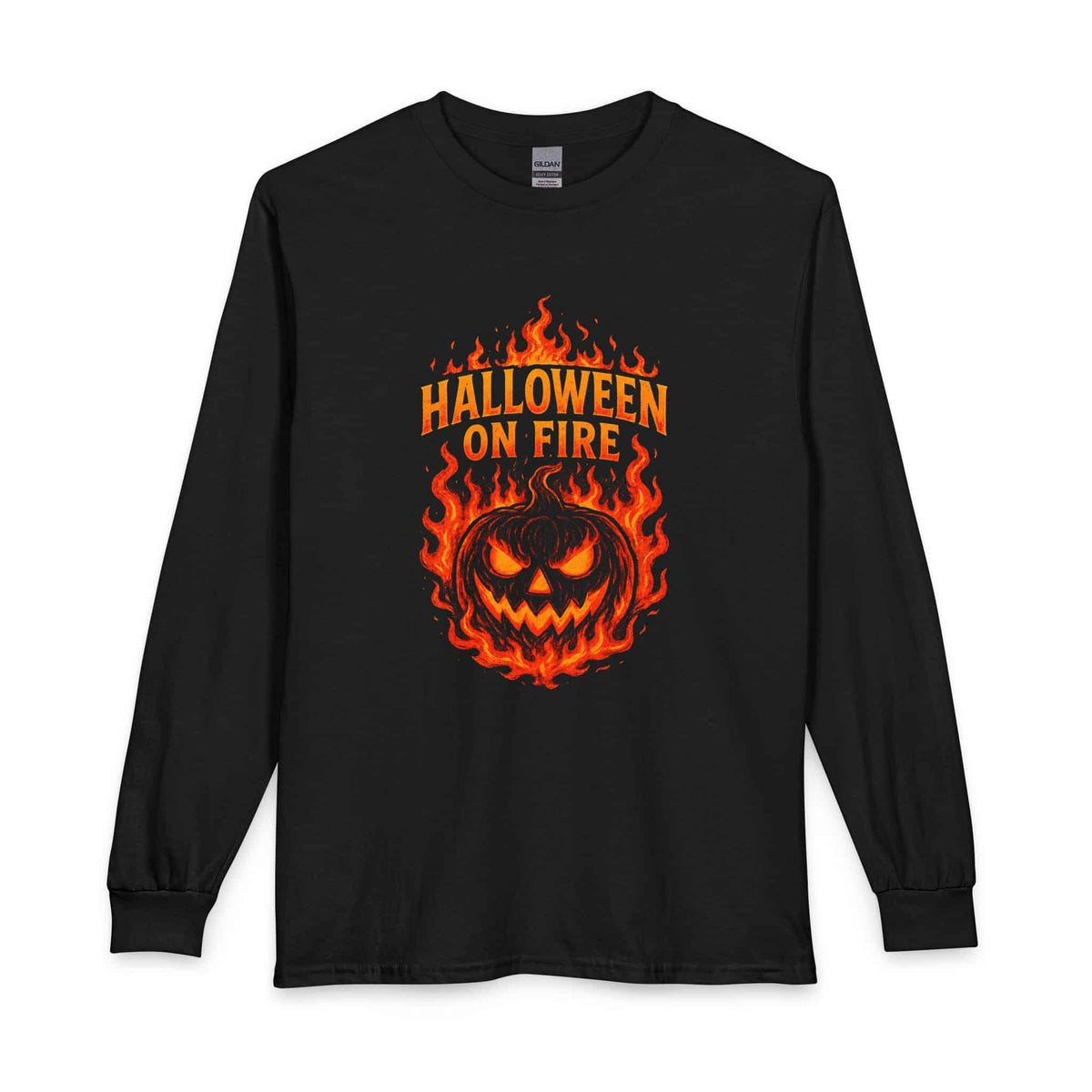 Halloween on Fire Long Sleeve T-Shirt image