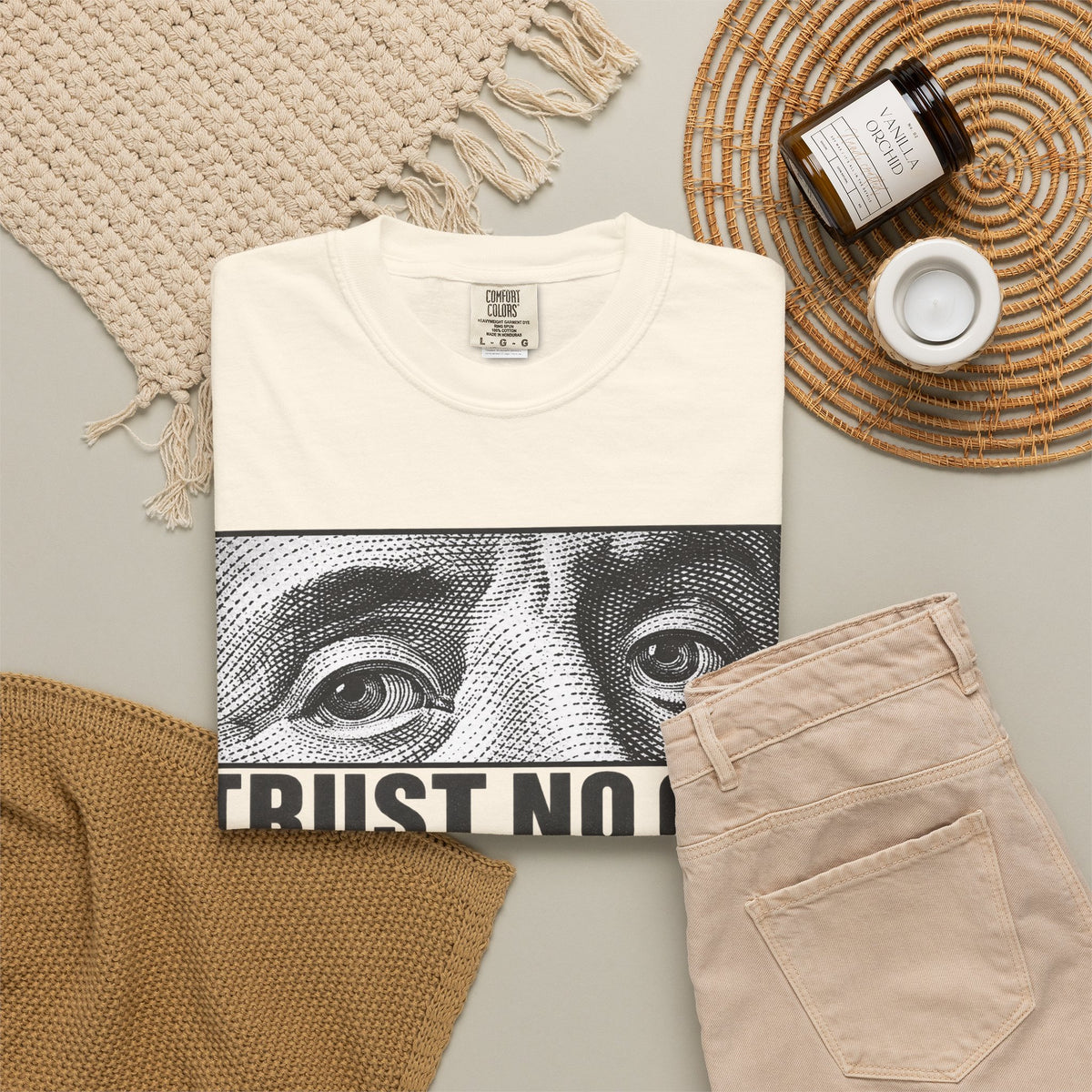 Graphic Print  Unisex Garment-Dyed T-shirt - POD0039 image 11