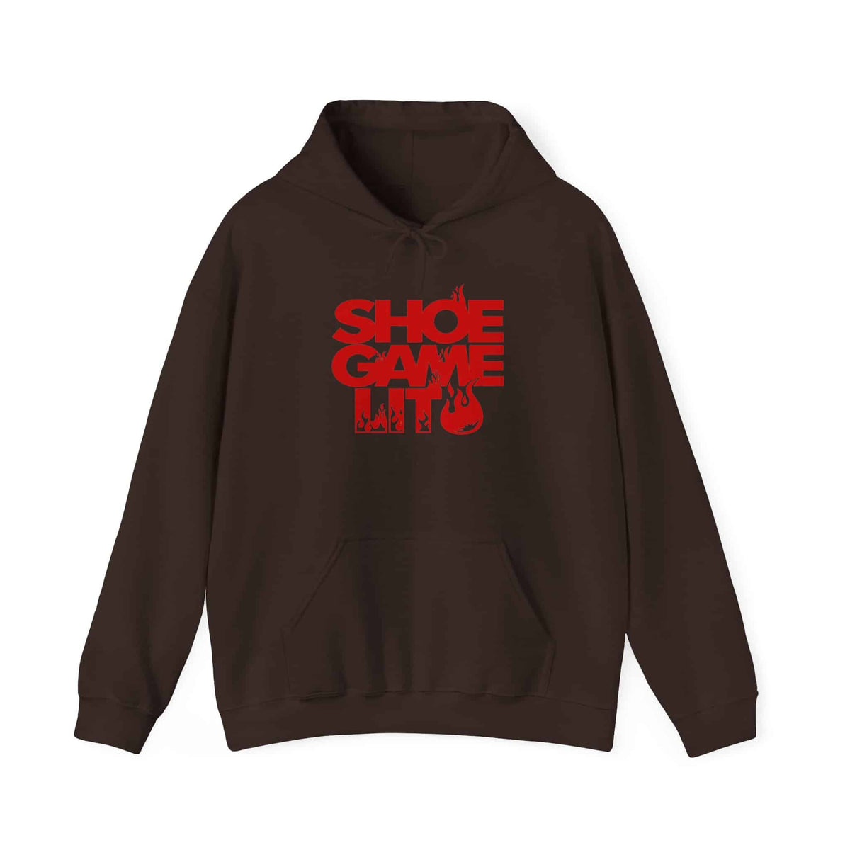 Graphic Print Unisex Heavy Blend™ Hooded Sweatshirt - POD0040 - 2XL, Dark Chocolate image