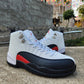 AJ 12 Red Taxi Shoes Sneakers - nk0003556 image 6