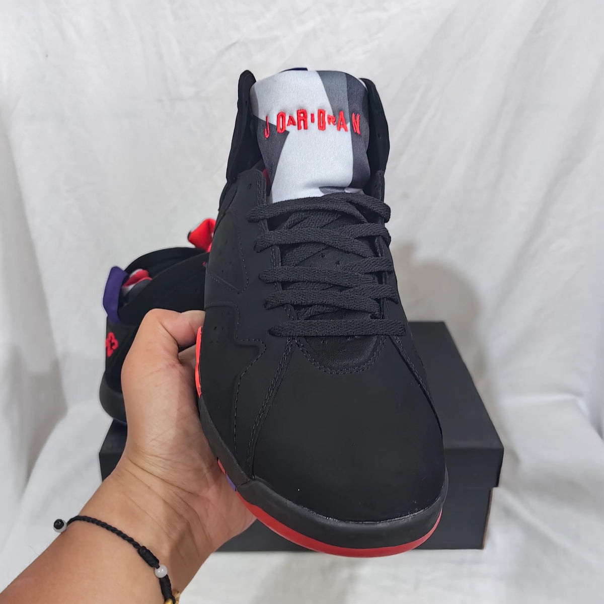 AJ 7 Retro "Raptor/ Charcoal" Shoes Sneakers - nk0005258 image 15