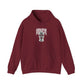 Gangster Mask Hooded Sweatshirt - S, Garnet image