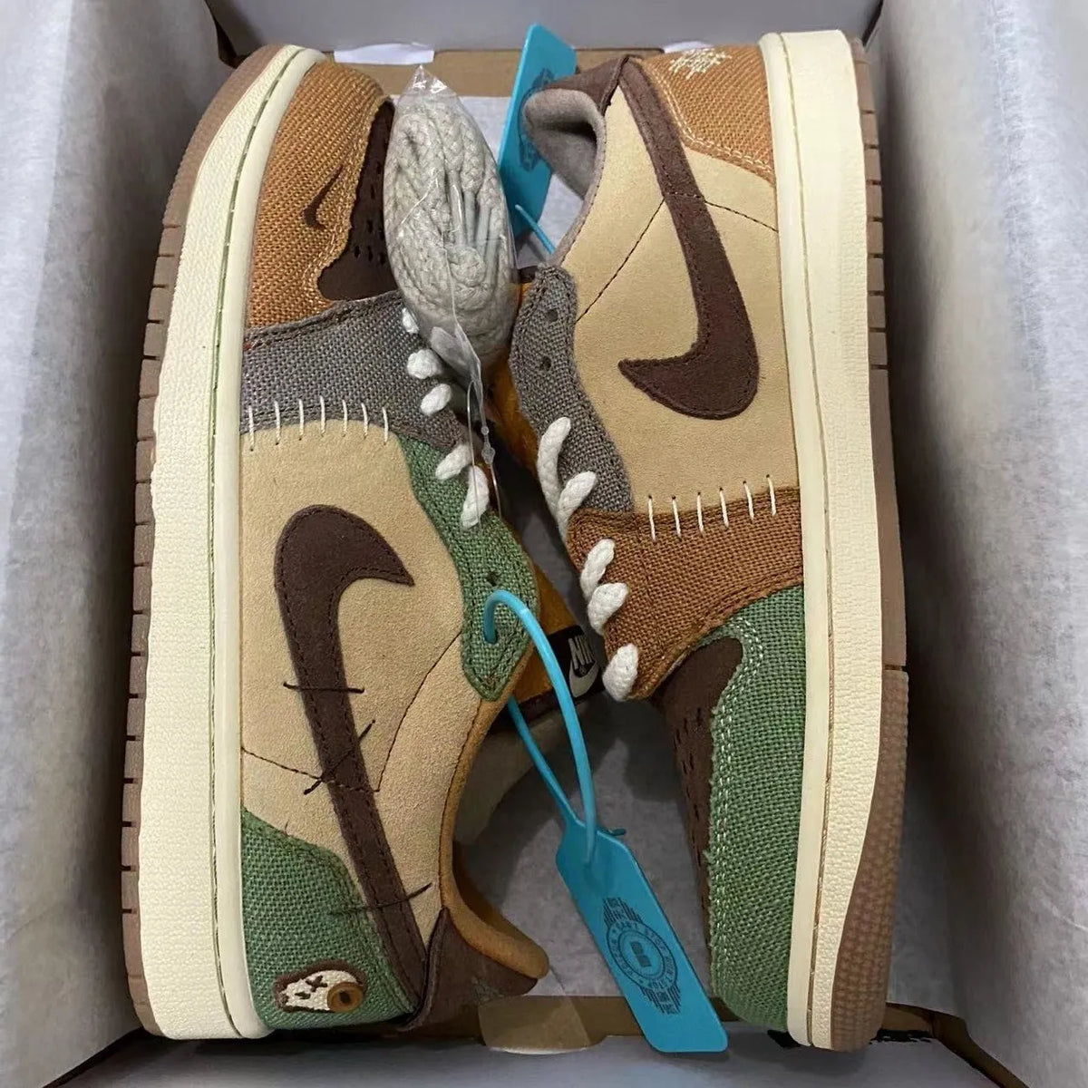Zion Williamson x AJ 1 Low OG Voodoo Shoes Sneakers – nk0002534 image 6