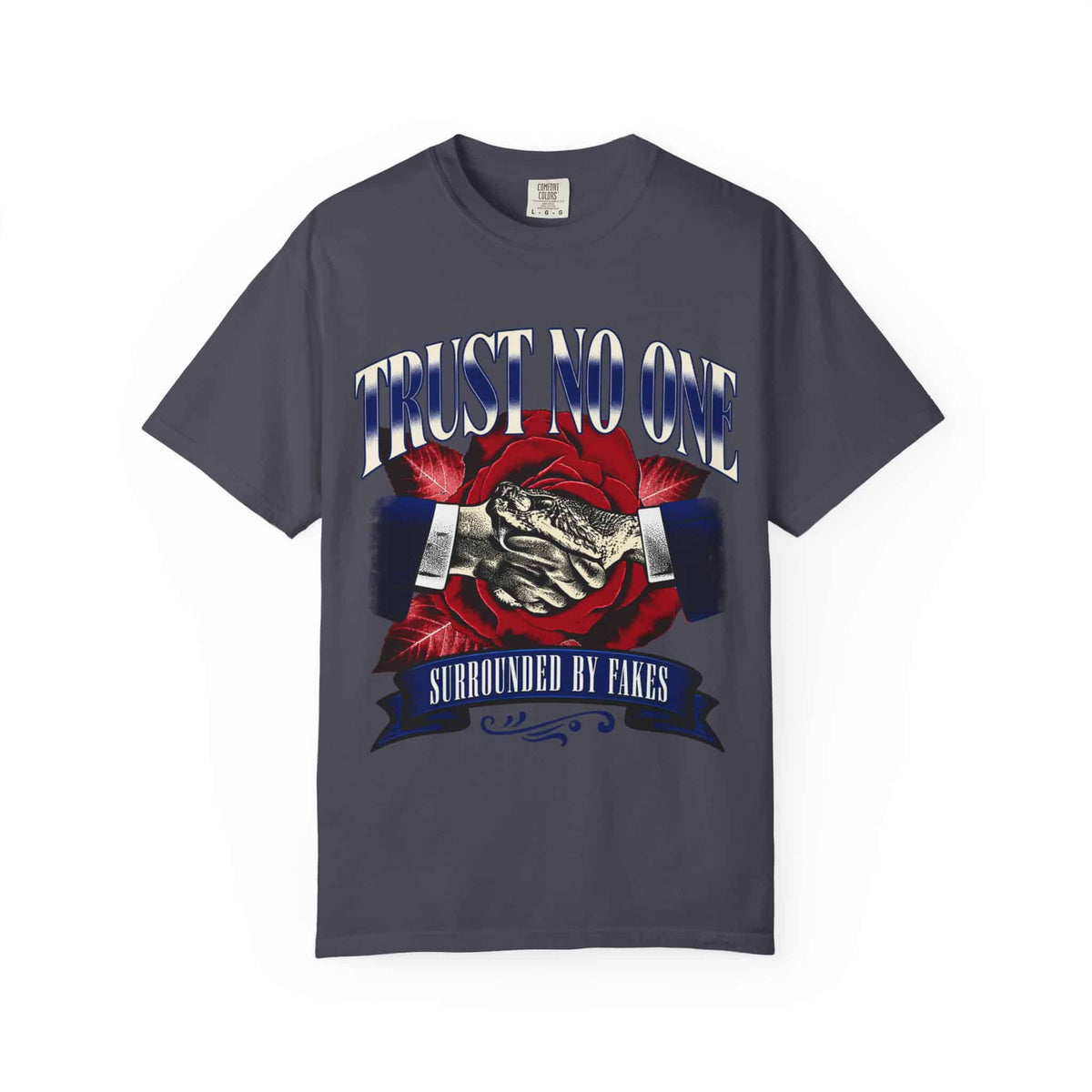 Graphic Print  Unisex Garment-Dyed T-shirt - POD0037 image