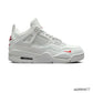Nigel Sylvester x AJ 4 White Grey Mamba Shoes Sneakers - nk0004677 image 0