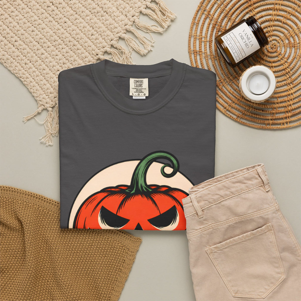 Make Halloween Great Again Unisex Garment-Dyed T-shirt image 127