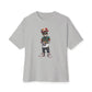 Skull Luxury Unisex Oversized Boxy Tee - Athletic Heather, XL image